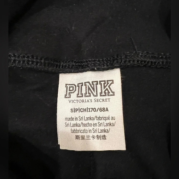 Victoria’s Secret pink leggings
Size small
Black with mesh
Good condition - Picture 5 of 5